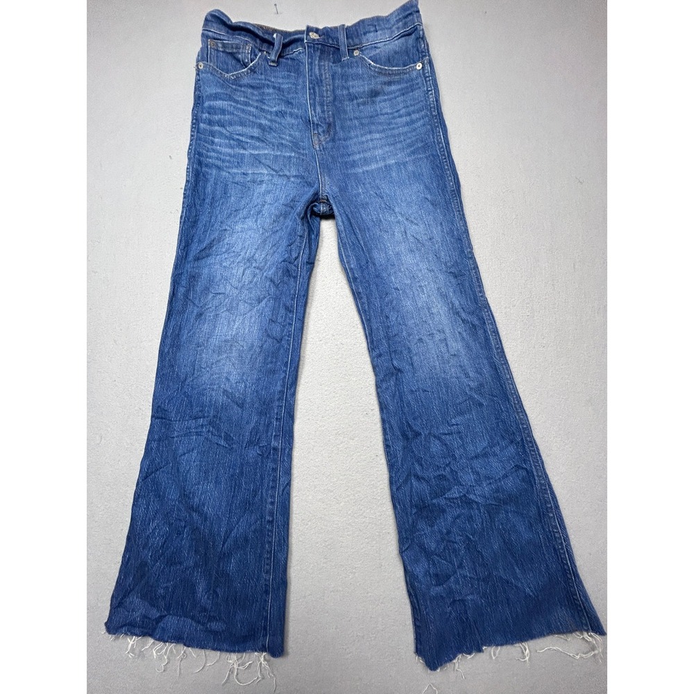 Madewell 11 High-Rise Flare Jeans Cotton Blend Blue W29 Womens
